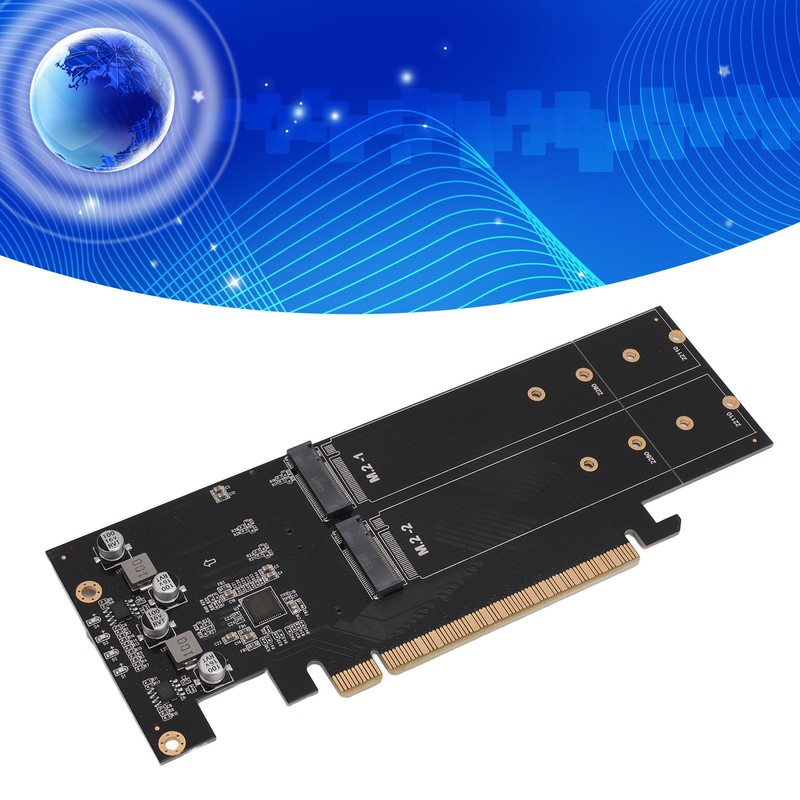 Quad M.2 NVMe to PCIe 4.0 X16 Adapter 4 Port