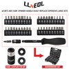 LLNEDL Impact Socket Set 3/8 Drive,95Pcs Deep&Shallow Socket Wrench Set,6