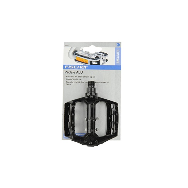 FISCHER MTB/BMX Aluminium Pins Pedals, Suitable for All Bike Types,