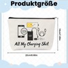 Kabeltasche Organizer, Lustige Make Up Tasche „All My Charging“, Doppelseitige