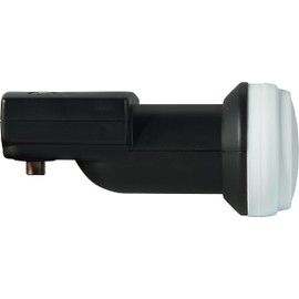 TechniSat Single LNB - 1 Subscriber Black - with Satfinder and LTE Filter (1x Digital, Full HD, UDH, 4K, 3D, Premium Quality)