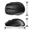 LUANMA Mouse Inalámbrico, Ratón Inalámbrico 2.4 GHz，ergonómico para computadora，5 Niveles