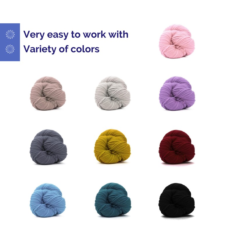Revolution Fibers | Premium Super Bulky Merino Yarn | 100-Grams