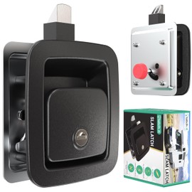 LATCH.IT RV Slam Latch | All Metal Storage Locks | Will Not Replace BP-22 or Offset Models | Camper Compartment Latches | RV Storage Door Latch for 3.9" x 3.3" Lock Holes & 1.25-2 inch Thick Doors