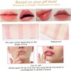 2 barras de labios transparentes que cambian de color, brillo