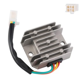 YINNCKE Voltage Regulator Rectifier 4 Wire Fits For GY6 50cc 60cc 80cc 125cc 150cc CG125cc 150cc 200cc 250cc ATV Dirt Bike Go Kart Moped Scooter Taotao