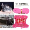 Hamster Harness, Adjustable Walking Vest Set Lead Leash Walking Harness