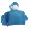 500ml Portable Foldable Water Bottles Collapsible Silicone Water Pouch for