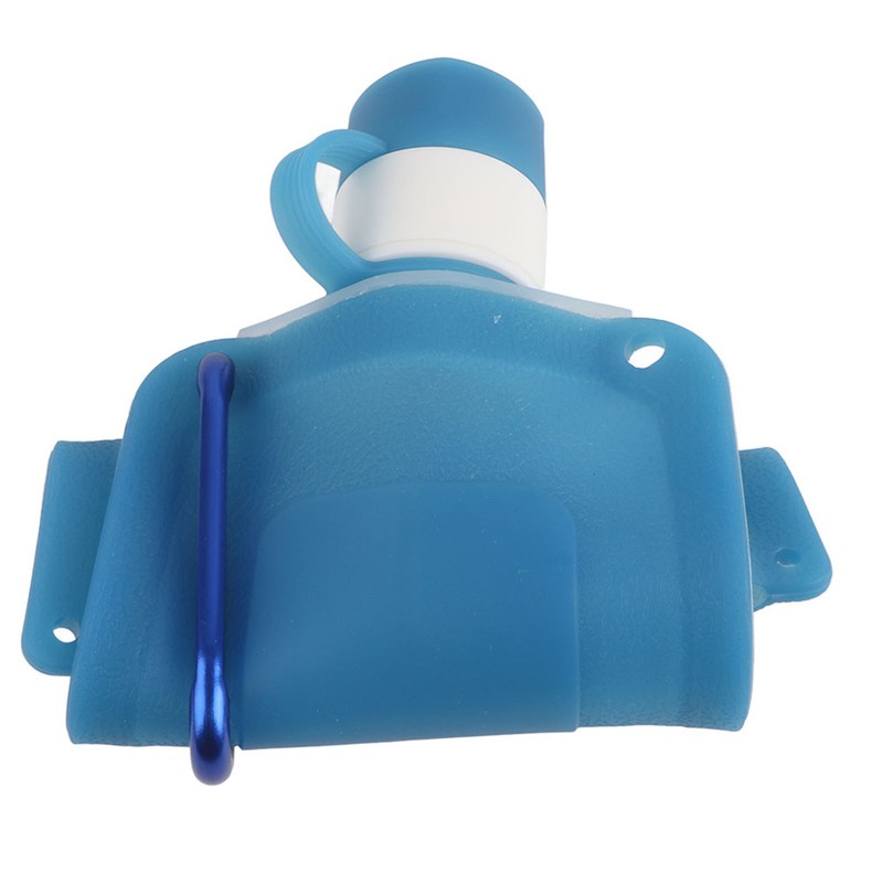 500ml Portable Foldable Water Bottles Collapsible Silicone Water Pouch for