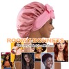 GDTOGRT Satin Silk Bonnet for Sleeping Women,Double Layer Sleep Hair