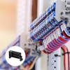 MECCANIXITY Terminal Blocks 10 Pack TBR-F Rail Mount Fuse Holder
