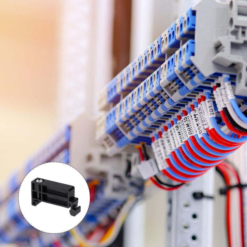 MECCANIXITY Terminal Blocks 10 Pack TBR-F Rail Mount Fuse Holder