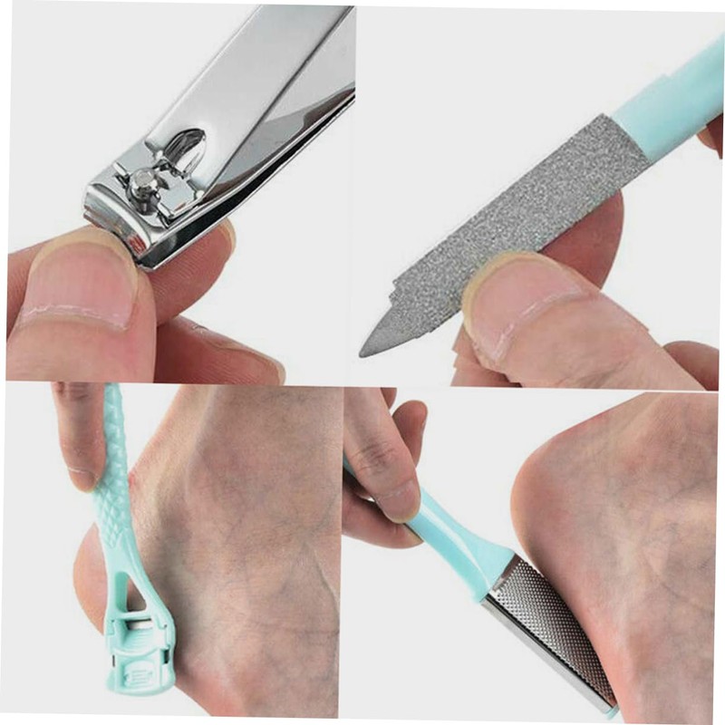 Gogogmee Pedicure Tool Set Piece Foot File Kit Callus Remover