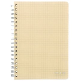 Sunstar Stationery S2638835 Mitte W Ring Notebook, B6, Soft Beige