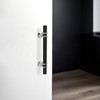 KOMOTIA 10 Pack 3-3/4 Inch Cabinet Pulls knurled Matte Black