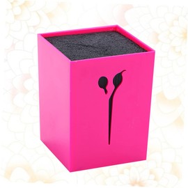 Ipetboom Slots Scissors Holder for Hair Salon Tools Capacity Organizer for Combs Clips and Hairdressing Supplies Rosy Durable Design for Home and Professional Use