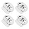 30Pcs Spring Cord Lock Zinc Alloy Durable Multipurpose Spring Toggle