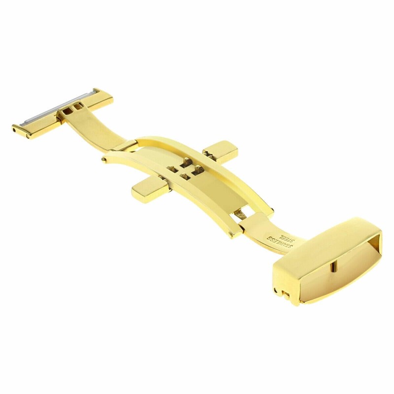 Ewatchparts 14-16-18-20-22-24mm Butterfly Deployant Deployment Clasp Watch Band Strap Buckle