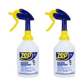 Zep Bleach Resistant Professional Sprayer Bottle - 32 oz (Pack of 2) - ZUPRO2-30 Foot Stream Spray or a Fine Mist, Adjustable Nozzle Measurements, Bleach Resistant for Up to a Year