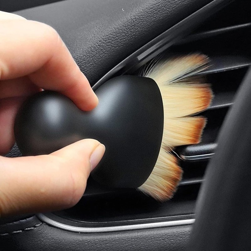 Zerkbiey Car Detailing Brush Dusting Brush, Car Interior Detailing Brush