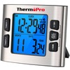 ThermoPro TM02 24 Hours Digital Timer with Dual Kitchen Timers