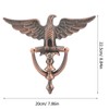 Uonlytech Door Knocker Rustic Eagle Head Front Door Knocker Security