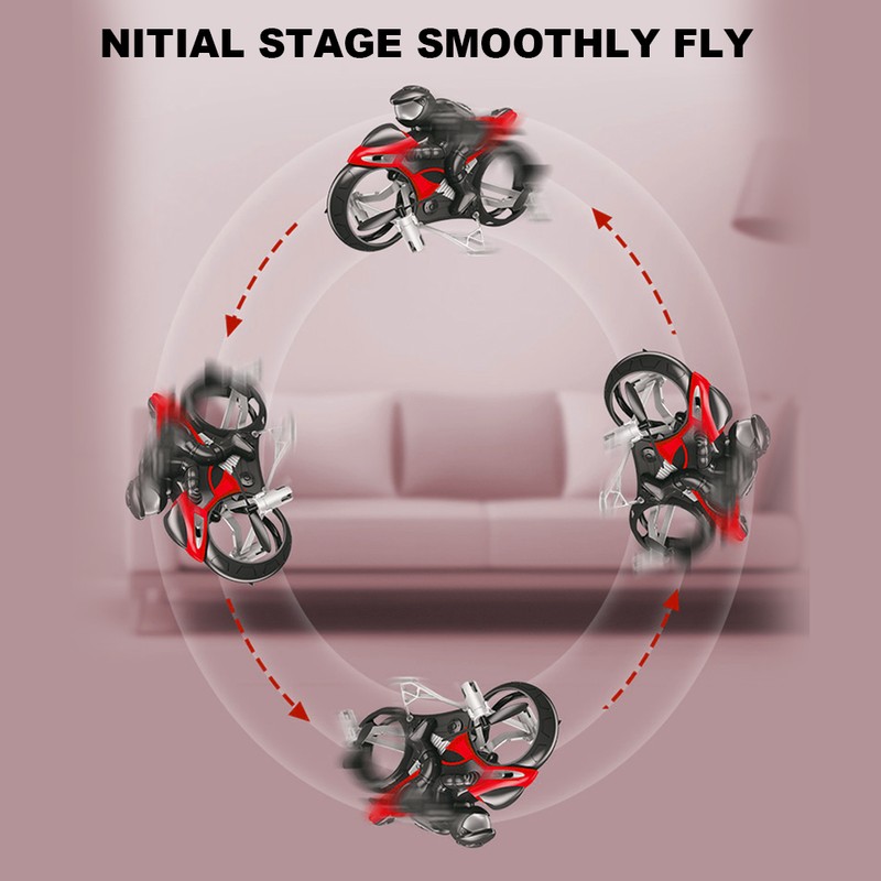 Stunt Motorcycle Toys 2 In 1 Land Air Fly Motorcycle