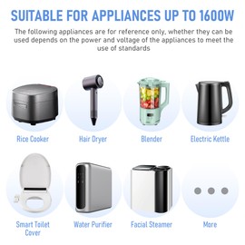 Nisorpa Updated 2000W Step Up Transformer 110v to 220v High Voltage Step up Voltage Electrical Converter with Overheat Protection for Euro China Korea 220V-240V Appliances