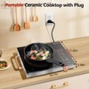 Single Burner Electric Cooktop 110V, Nefaracy Portable Electrical Stove 1800W