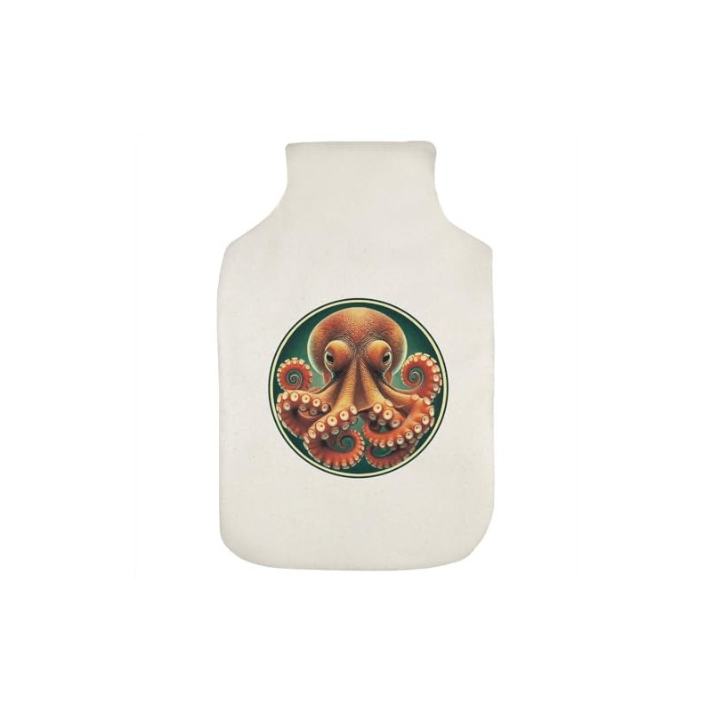 'Angry Octopus' Hot Water Bottle Cover (HW00039632)