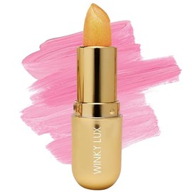 Winky Lux- Bálsamo de citrino, bálsamo labial con pH, lápiz labial que cambia de color y bálsamo labial con color, bálsamo labial vegano y libre de crueldad animal
