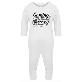 Hippowarehouse gaming isn't cheaper than therapy but it's more fun Baby Romper all in one piece unisex