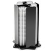 Geetery Rotating Portion Cup and Lid Organizer with 4 Compartments