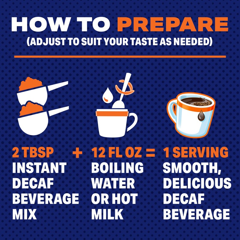 Maxwell House Instant Cafe-Style Beverage Mix, Decaf and Sugar Free,