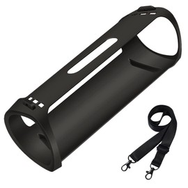 Seracle Flexible Carrying Case Protect Pouch Sleeve Travelling Case for Sony SRS-XB43 Extra BASS Wireless Portable Speaker (Black)