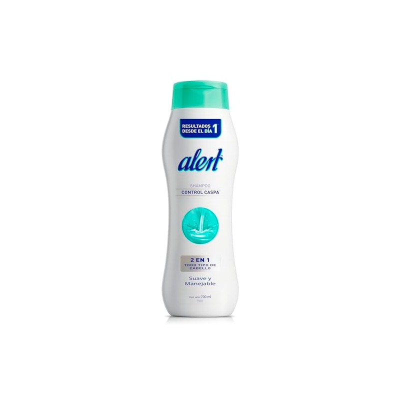 ALERT - Shampoo 2 en 1. Shampoo control caspa para