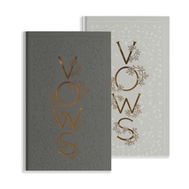 Our Wedding Vows: A Set of Heirloom-Quality Vow Books with Foil Accents and Hand-Drawn Illustrations (Heirloom Story Books and Guided Journals)