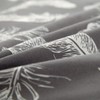 Adam Home Printed Duvet Cover Set (Feather Charcoal King)- Ultra