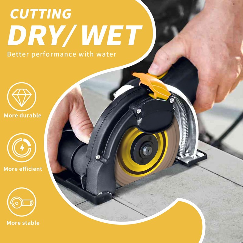 PRETEC Diamond Saw Blades, 5" Tile Blade for Angle Grinder,