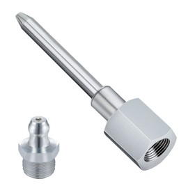AutoWanderer Tool Grease Gun Needle Tip Narrow Grease Needle Nozzle Adapter, Needle Grease Fittings with 1/8 inch NPT Threads