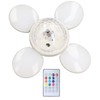 LED Bluetooth Light 48W 85‑265V E27 Ceiling Lamp RGBW Remote
