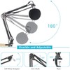 Snowball iCE Mic Boom Arm Stand with Pop Filter, Compatible