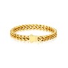 Bandmax Mens Bracelets 14K Gold Cuban Link Chain Bracelet for