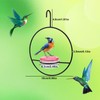 Humble Slim Hummingbird Feeder, 3 Pcs Metal Hanging Ant and
