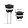 Taps2Traps Matt Black Toilet Flush Button Replacement, Upgrade Your Bathroom