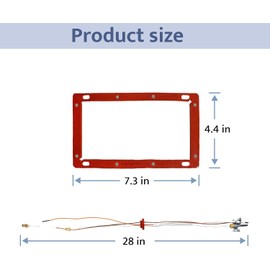 Lifetime SP20075, SP20305A Pilot and Igniter Assembly Replacement Kit for Natural Gas Water Heater Parts Compatible with PROTECH, Rheem, GE Includes Pilot Assembly, Burner Door Gasket, Screws, Clips
