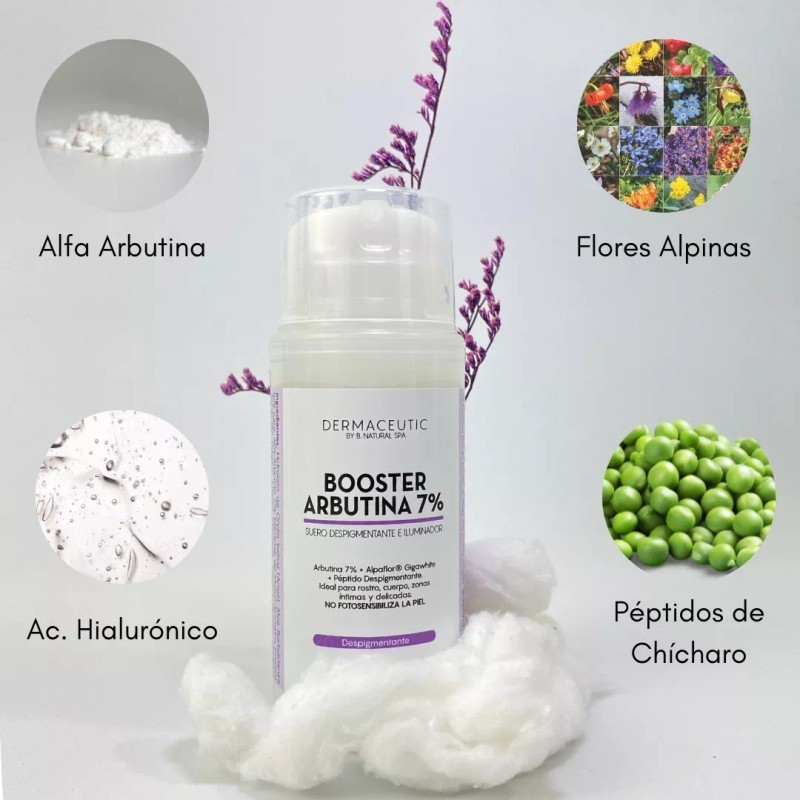 Dermaceutic Booster Arbutina 7% 100ml Aclarante