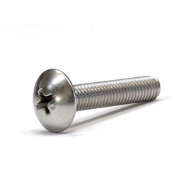 [M5x25] Stainless Steel Truss Head Machine Screws (10 pcs)
