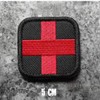 Medic Cross Tactical Embroidered Velcro Patch Velcro Patch 4 Colors/Set