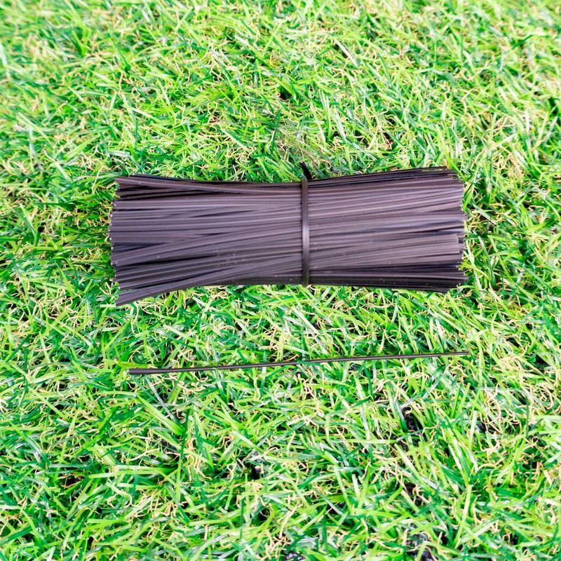 Tangser Plastic Black 4" Twist Ties, Reusable Cable Ties,Long Garbage